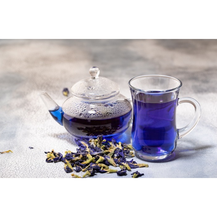 HOA ĐẬU BIẾC DRIED BUTTERFLY PEA FLOWER Trà hoa đâu biếc sấy khô tự nhiên tinh khiết | Bạch Hương Thảo
