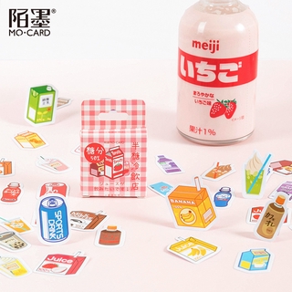 Set 45 miếng dán hình lon nước dễ thương
