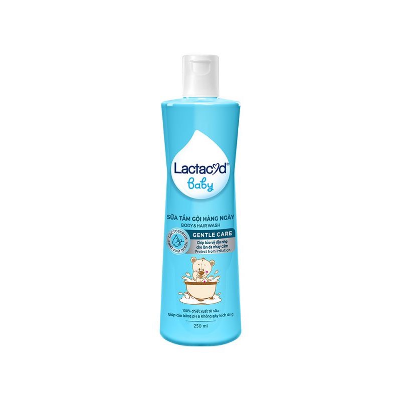 Sữa tắm gội trẻ em Lactacyd BB chai 250ml