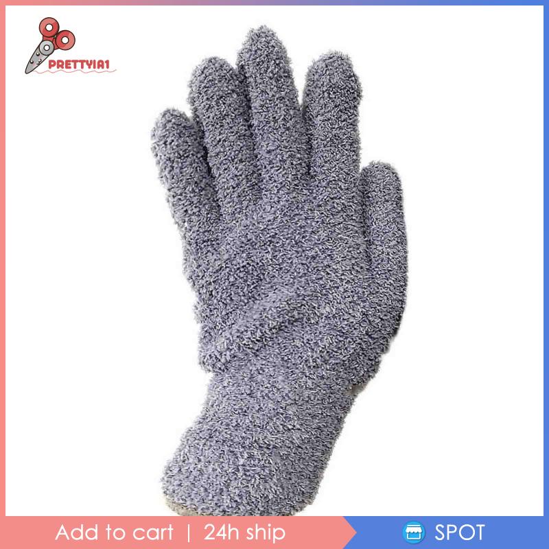 [Prettyia1] Găng Tay Loại Bỏ Bụi Bẩn Bằng Sợi Nhỏ Cho Nhà Bếp