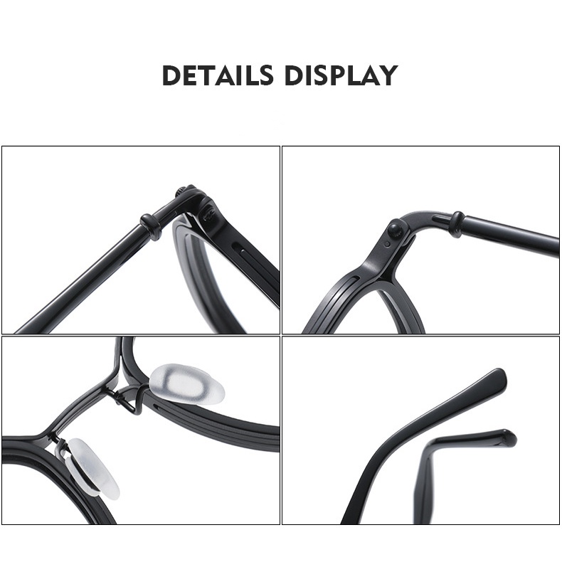 Mắt Kính RLT5865 Gọng Vuông Phong Cách Ý Thời Trang