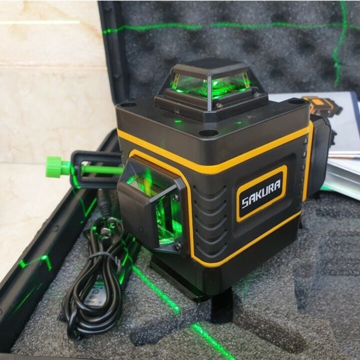 Máy cân bằng laser máy bắn cốt cos 16 tia laze xanh 3D SAKURA máy cân mực lazer