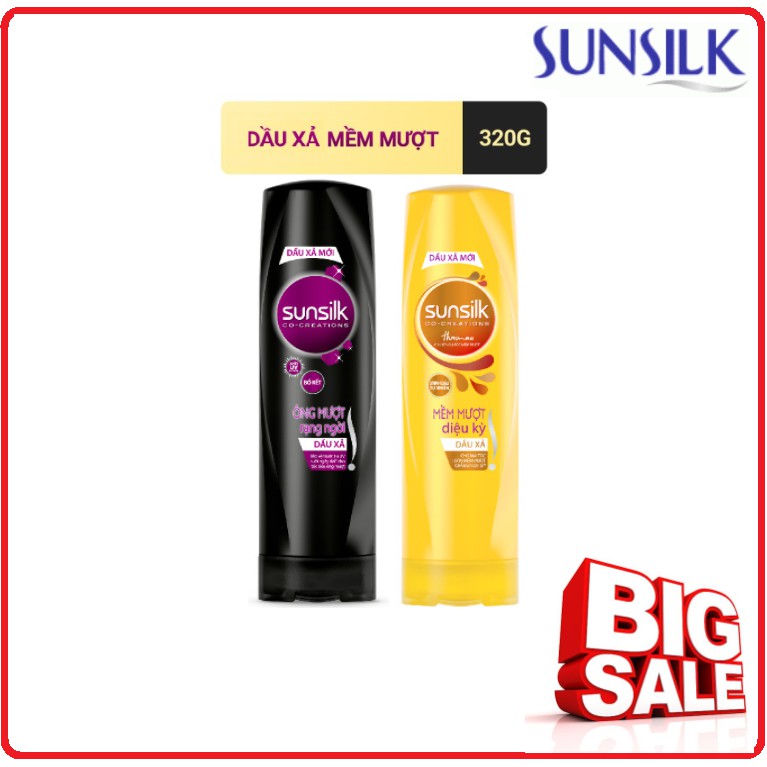 Dầu Xả SUNSILK Chai 320g ( Mẫu Mới )