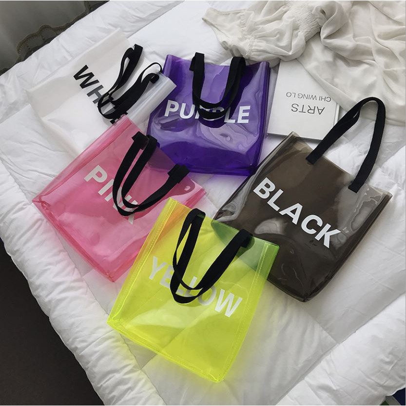 Túi Tote nhựa trong suốt