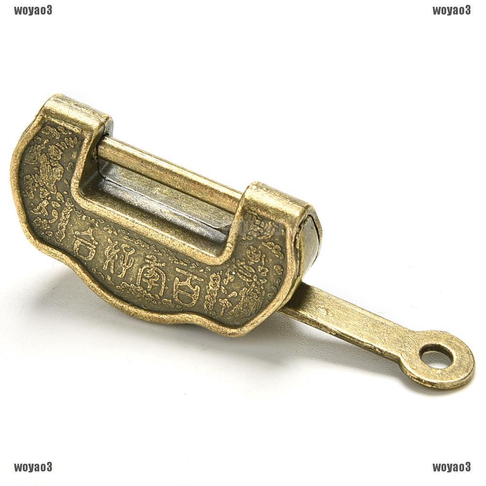 Khóa Hợp Kim Đồng Màu Vàng Phong Cách Trung Hoa