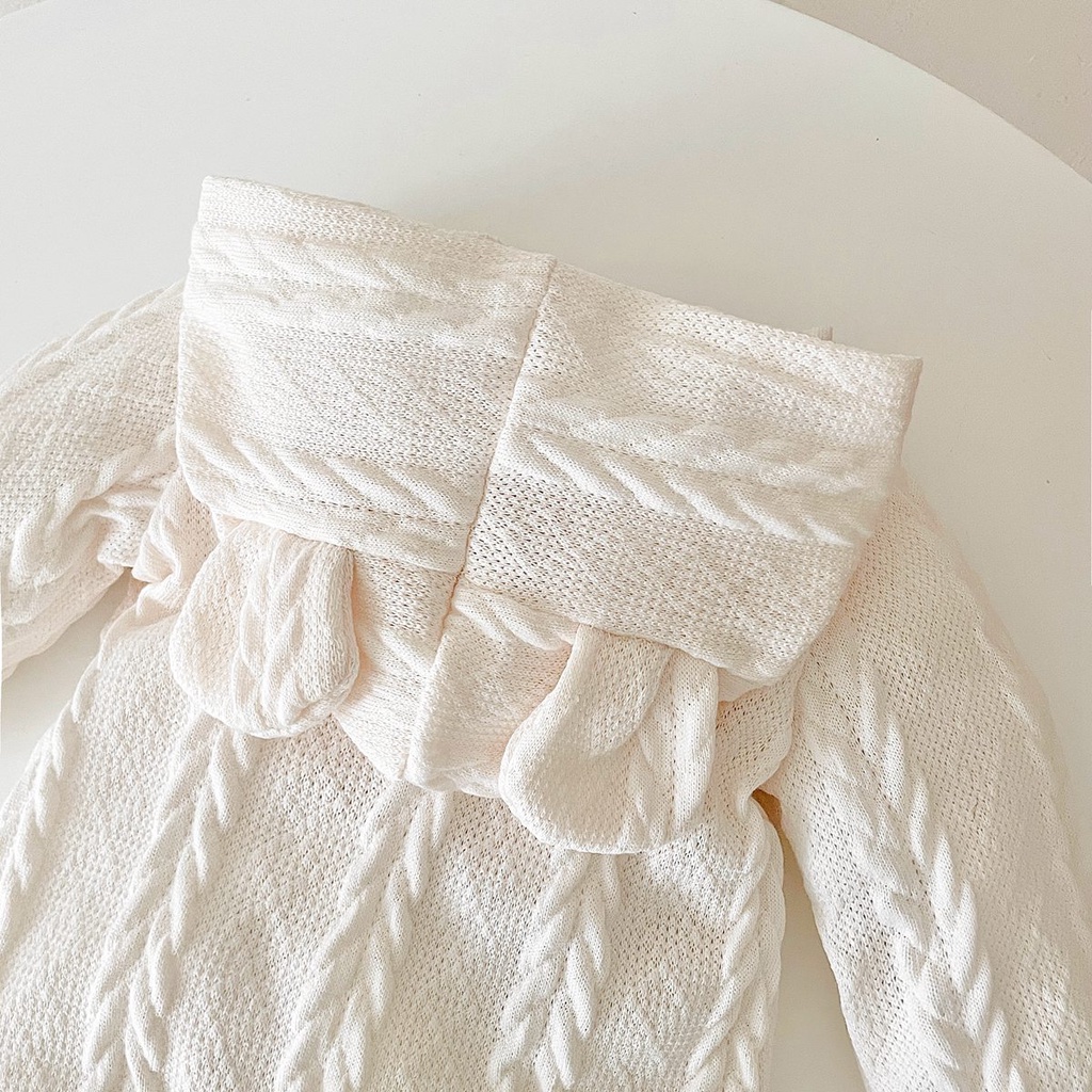 Sanlutoz Áo Hoodie Dệt Kim Dày Dặn Giữ Ấm Mùa Đông Cho Bé