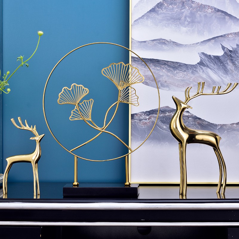 🦌Tượng Cặp Hươu Nai Decor🦌 Đồ trang trí Nội Thất Phòng Khách, Phòng Ngủ Cao Cấp Đẹp Rẻ - F20Beauty - Phong cách hiện đại | BigBuy360 - bigbuy360.vn