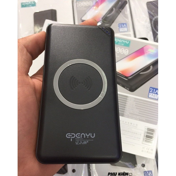Pin dự phòng EPENYU kèm sạc không dây Qi 10.000 mAh - Huco Việt Nam