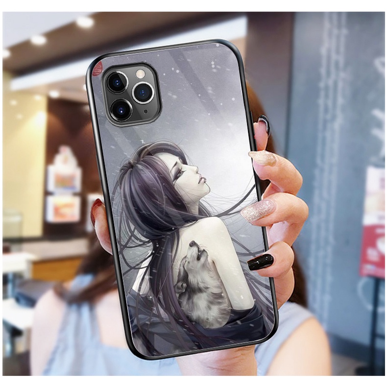 Ốp Lưng IPHONE 11, 11 PRO MAX,12, 12 PRO MAX,12 MINI Ốp kính bóng cao cấp mới nhất