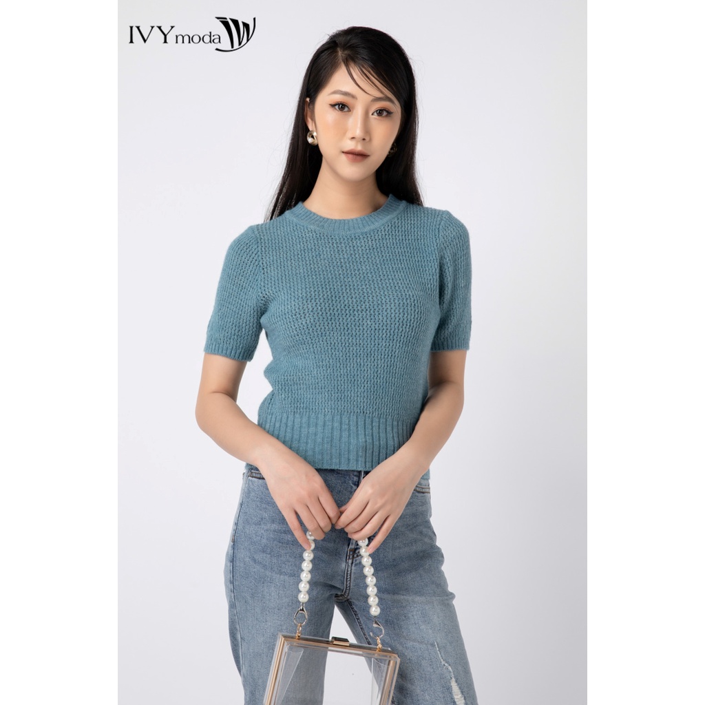 [Mã WABR99 giảm 10% đơn 99K] Áo len nữ đan tay lỡ IVY moda MS 57B7987