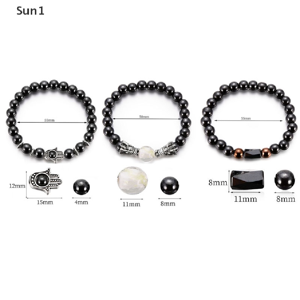 1 &gt; Vòng Tay Chuỗi Hạt Hematite Phong Cách Tốt Cho Sức Khỏe