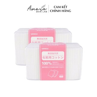 Bông Tẩy Trang Miniso Cotton Pads 475 Miếng Mẫu Mới Phiên Bản Giới Hạn - Amora Skinlab