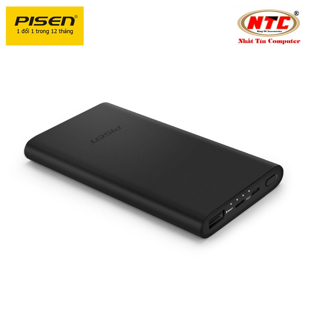 Pin sạc dự phòng polymer Pi Sen TS-D219 10000mAh Color Box - lõi Li-Polymer