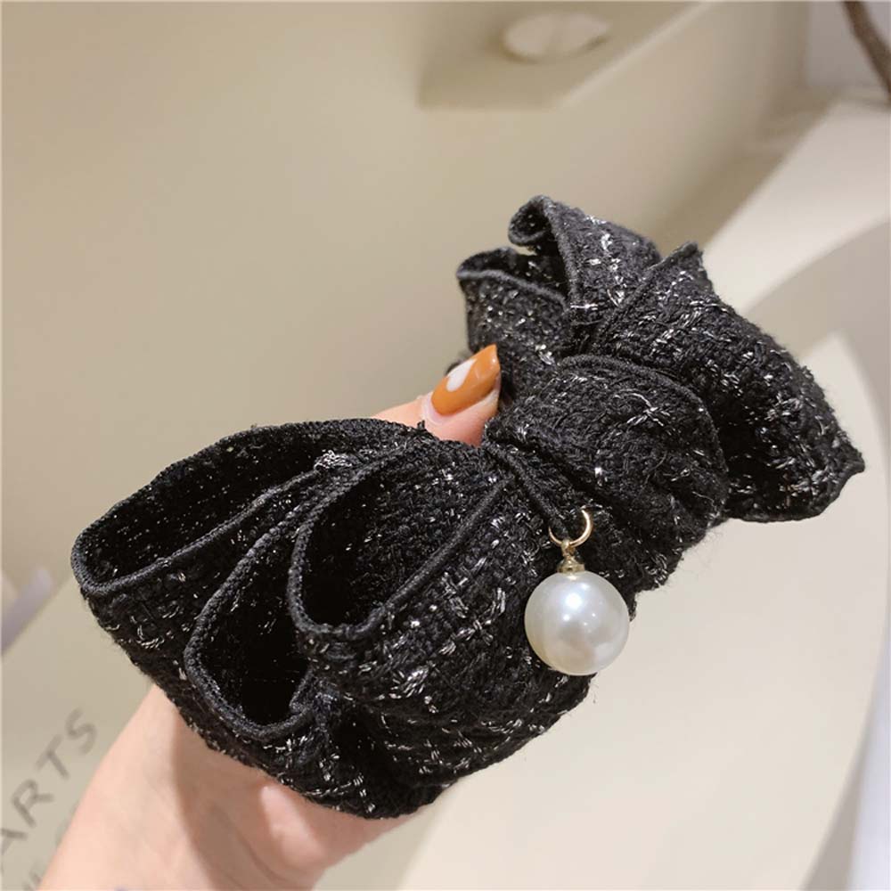 Kẹp tóc hình nơ nhiều màu phong cách Hàn Quốc thanh lịch cho nữ