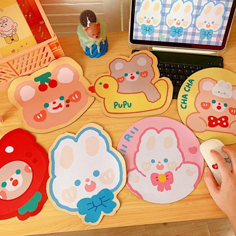 Miếng lót chuột chống trượt hình hoạt hình hoạ tiết dễ thương cute giá rẻ