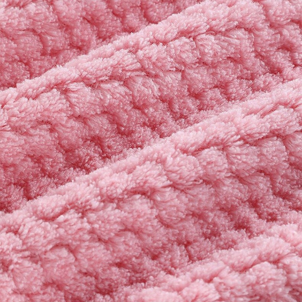 ❀SIMPLE❀ Home & living Wipe Rags Bathroom Cleaning Cloth Kitchen Daily Dish Towel Absorbent Coral Fleece Thickened Household Scouring Pad/Multicolor