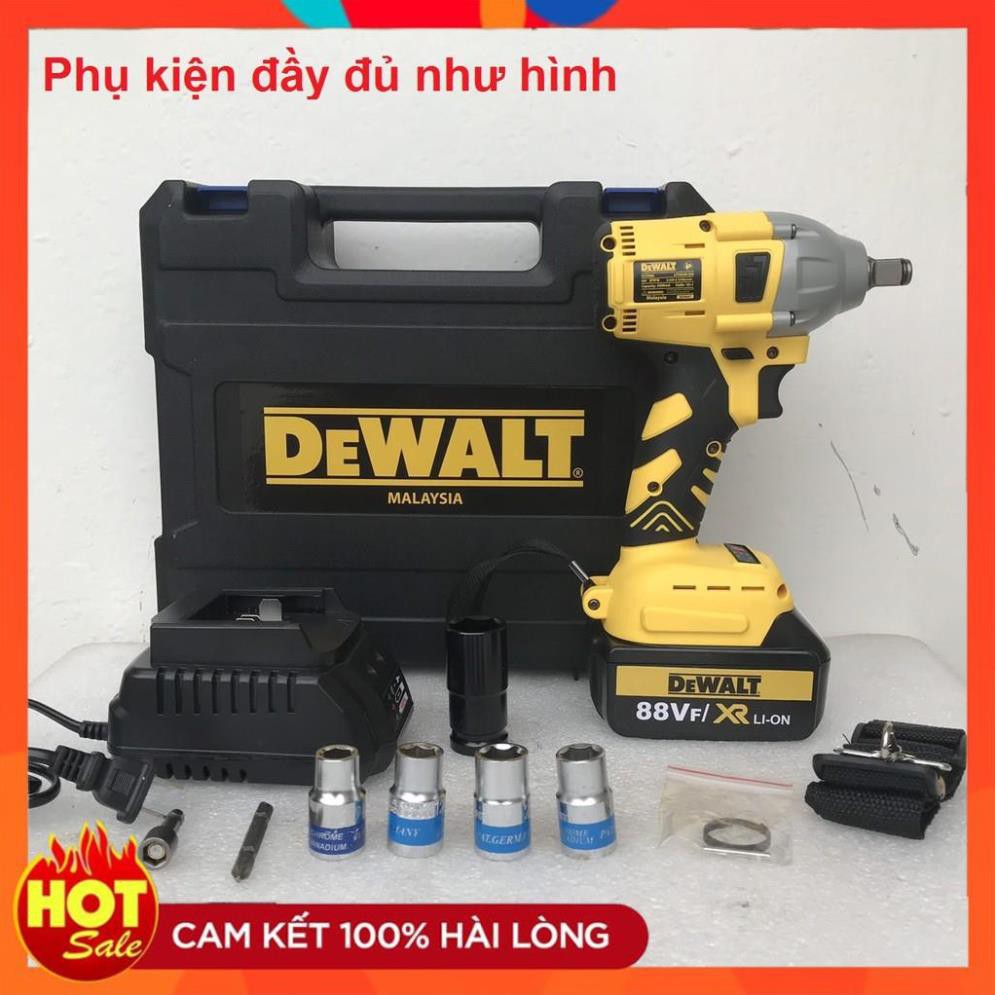 [Hàng Tốt] Máy siết bulong Dewalt không chổi than
