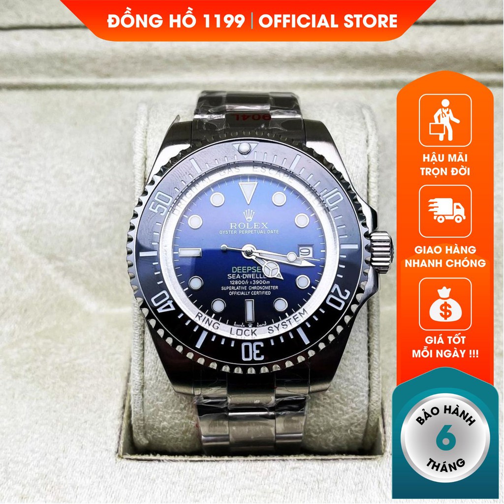 Đồng hồ cơ nam dây thép cao cấp chống nước chống xước tuyệt đối sang trọng bảo hành 6 tháng RLX1118LN - 1199 Watches | BigBuy360 - bigbuy360.vn