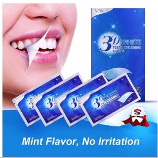 3D White Gel Teeth Whitening Strips Oral Hygiene Care Double Teeth Whitening Dental Bleaching
