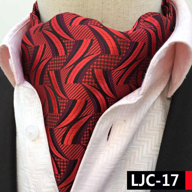 Khăn Choàng Cổ Họa Tiết Hoa Bằng Polyester Phong Cách Anh Quốc Cho Nam