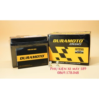 Ắc quy khô duramoto gtz5s chính hãng - bh 6 tháng