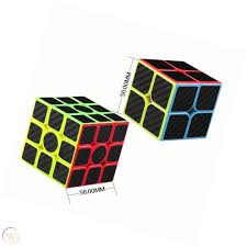 2 Khối Rubik 2x2 + 3x3 Carbon MoYu. Rubic 2x2x2 3x3x3 Xoay Trơn