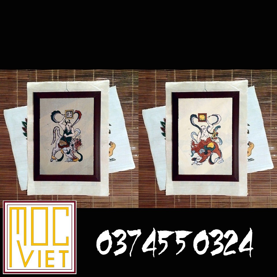 Cặp Tranh đông hồ - Tử vi, Trấn trạch | BigBuy360 - bigbuy360.vn