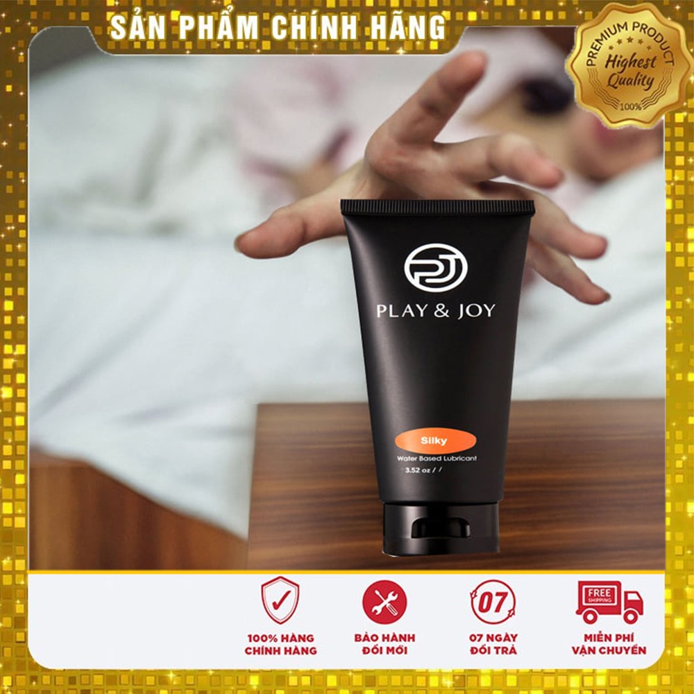 [-50%] Gel Bôi Trơn Tình Dục Cho Cả Nam và Nữ Giới Play&Joy Silky Dung Tích 50ml Giảm Đau Siêu Trơn Mượt Mà