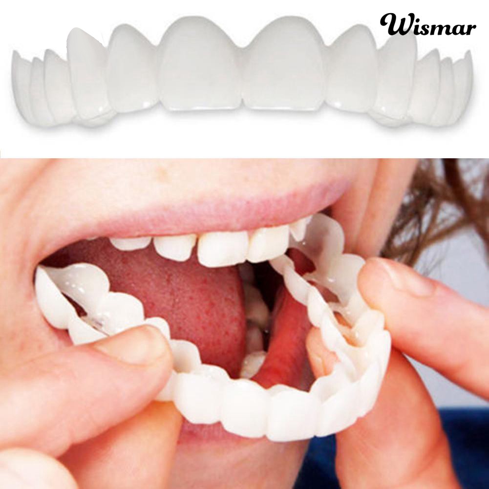 Set 2 Hàm Răng Giả Bằng Silicon Tính Thẩm Mỹ Cao