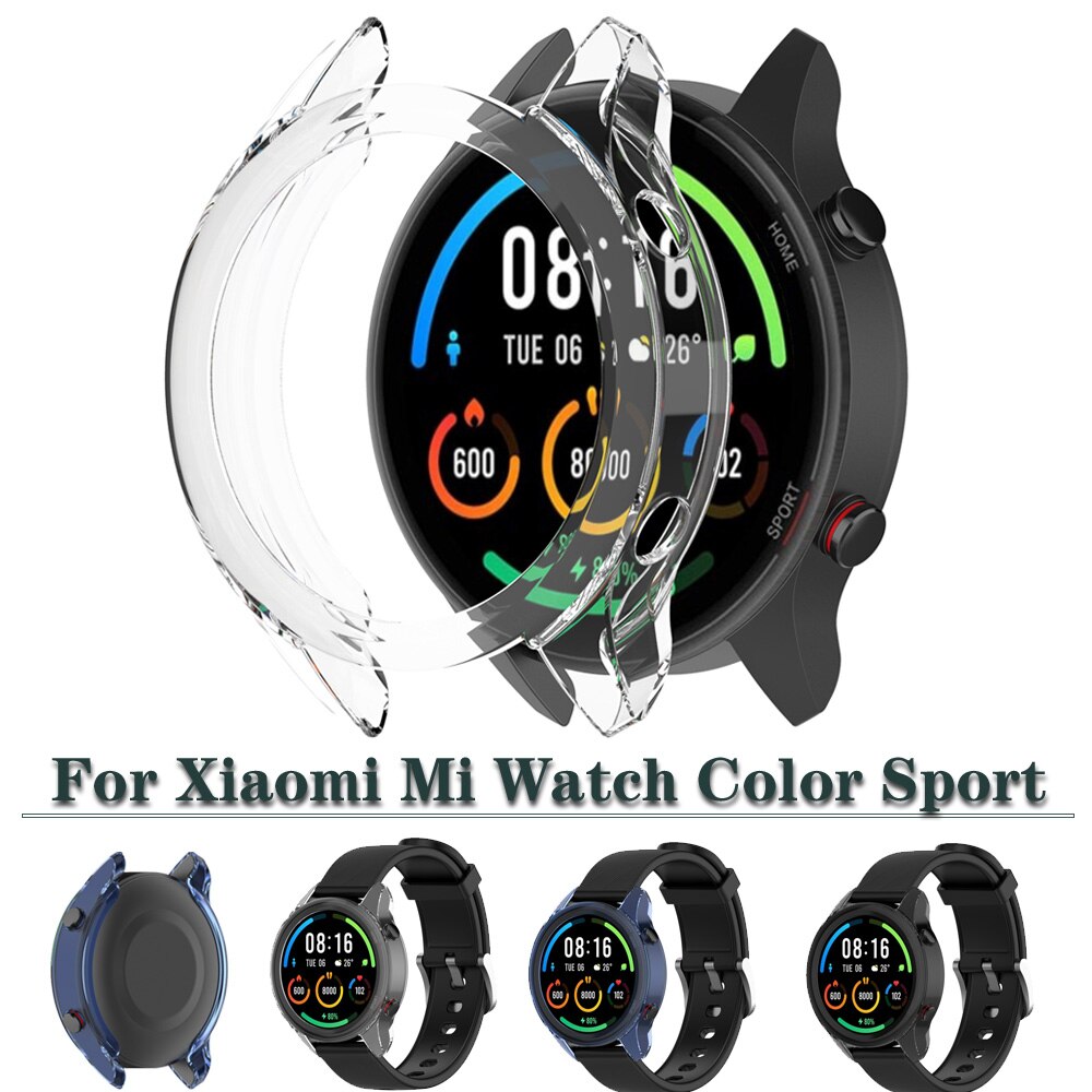 Ốp Bảo Vệ Chống Sốc Bằng Silicon Mềm Cho Đồng Hồ Thông Minh Xiaomi Mi Watch