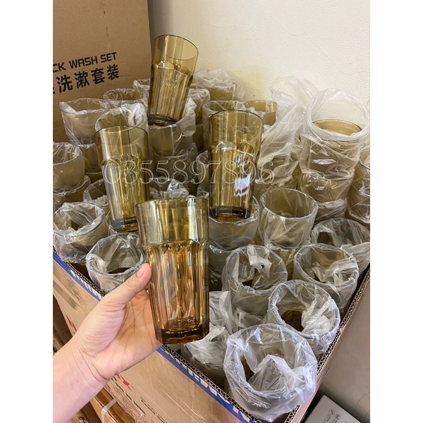Cốc uống nước Nhựa Phíp MEKA 100% CAO CẤP chống rơi vỡ