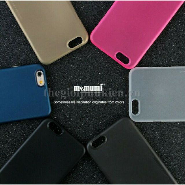 Ốp Memumi siêu mỏng 0.3mm cho Iphone 6/6s 6plus/6splus /iphone 7/8/7 plus/8 plus