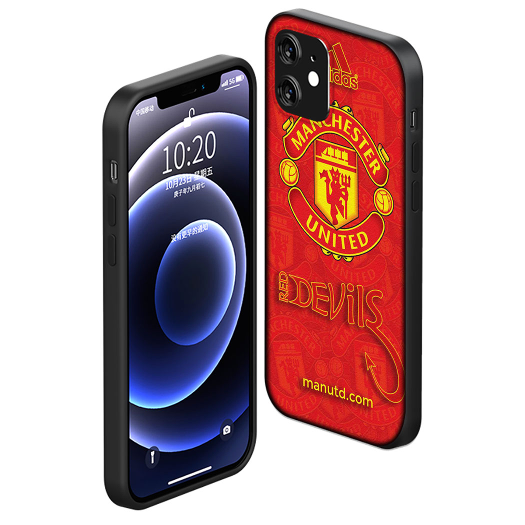 Mềm Ốp Điện Thoại Silicon Họa Tiết Pdd11 Manchester United Fc Man Utd Cho Iphone 11 Pro Max Se 2020 12 Mini 12 Pro Max