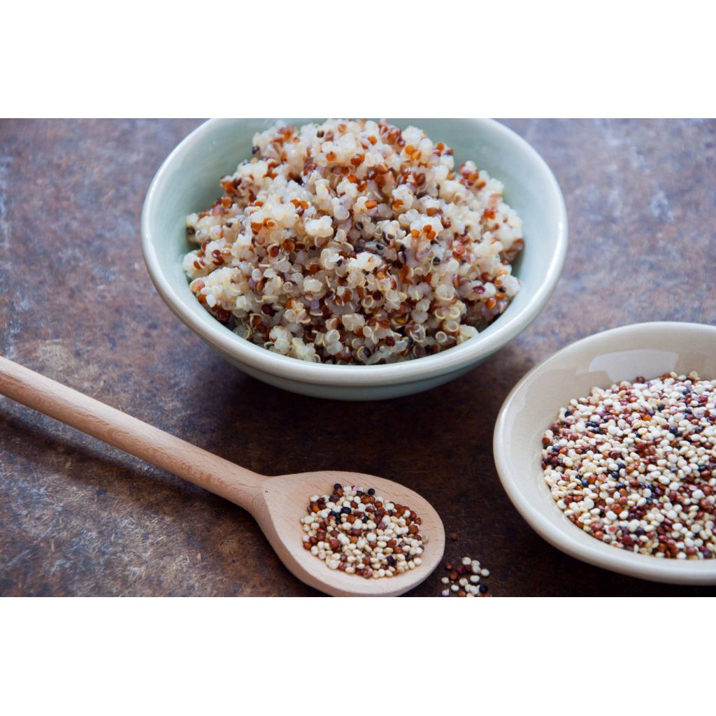 Quinoa 3 màu, hạt diêm mạch 3 màu hữu cơ cho bé ăn dặm