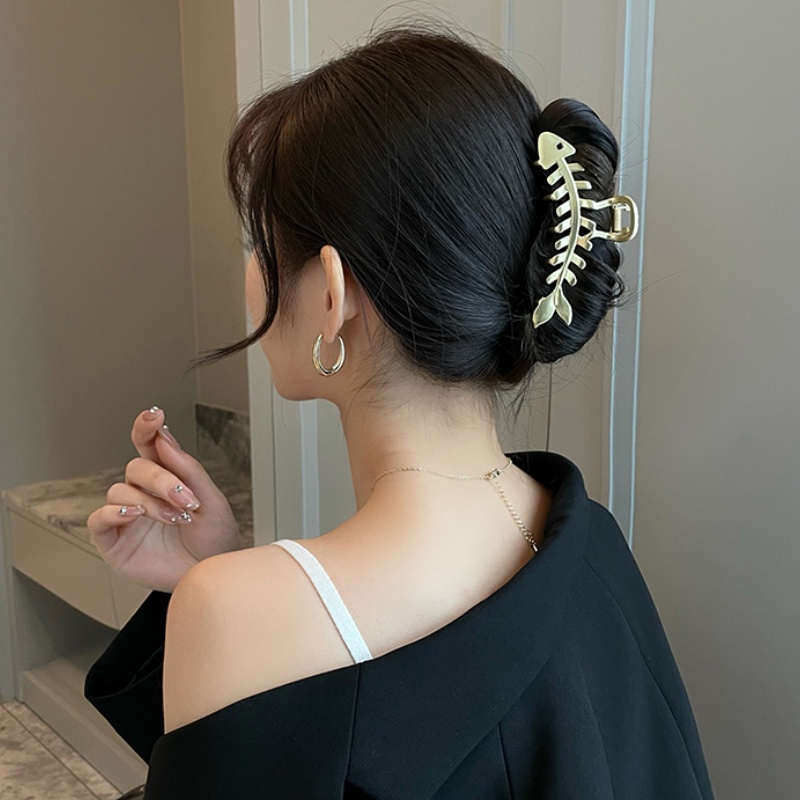 Kẹp Tóc Càng Cua Kim Loại Ngọc Trai Nhân Tạo Thời Trang  Hàn Quốc Cho Nữ