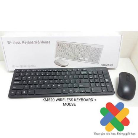 Combo Bàn Phím + Chuột không dây GKM520