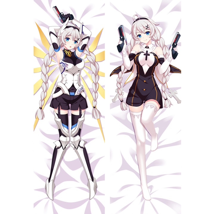 Vỏ Gối In Hình Game Honkai Impact 3 Kiana Kaslana 60*180CM