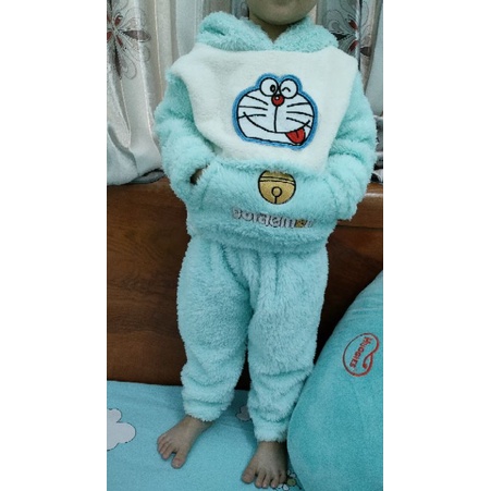 Bộ nỉ lông doremon