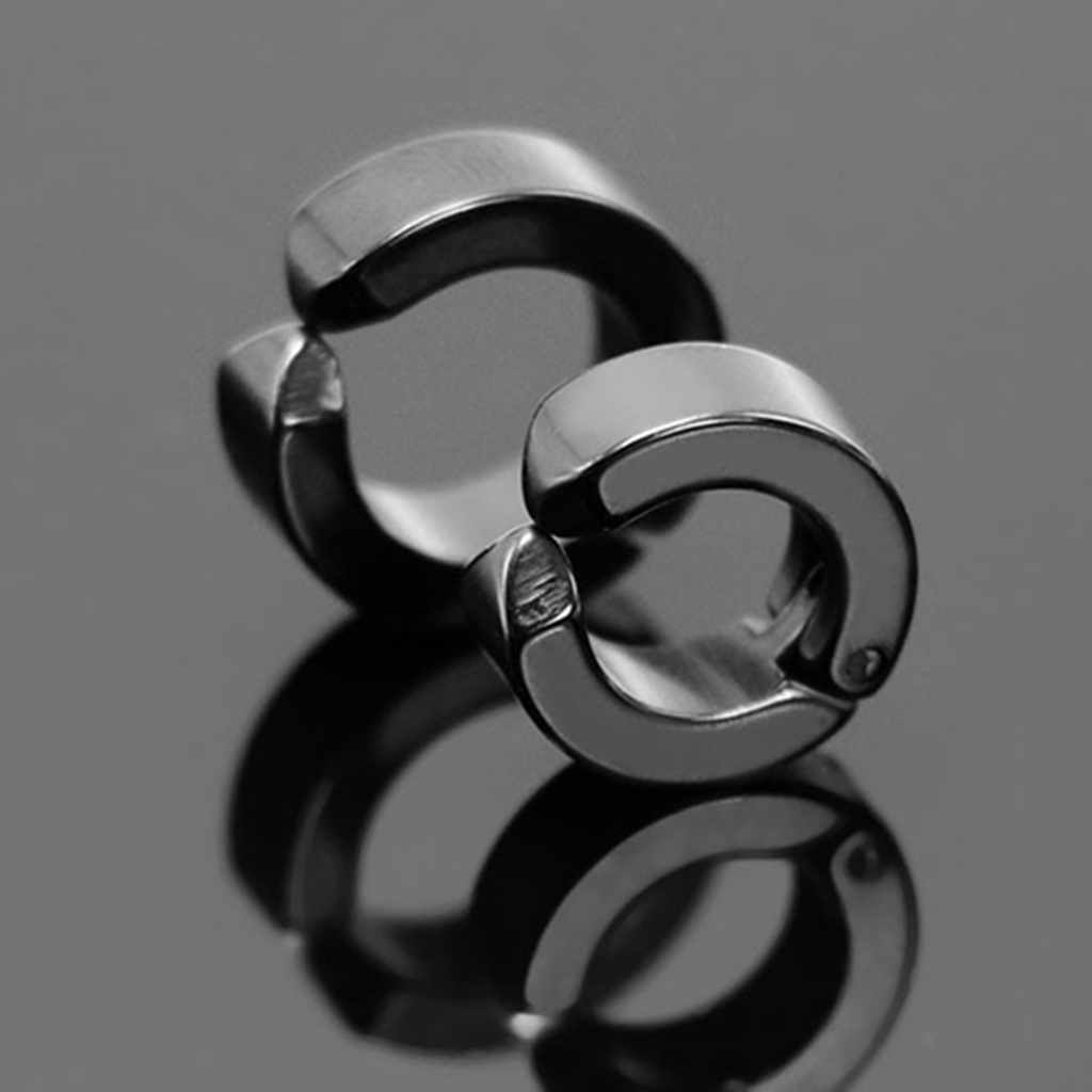 Khuyên kẹp tai phong cách hình học nhiều màu lựa chọn thời trang cho nam