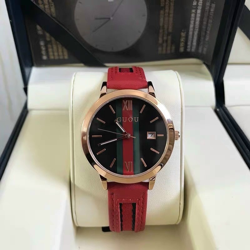 Đồng hồ Nữ GUCCI Size 34mm, mặt tròn, dây da bền màu