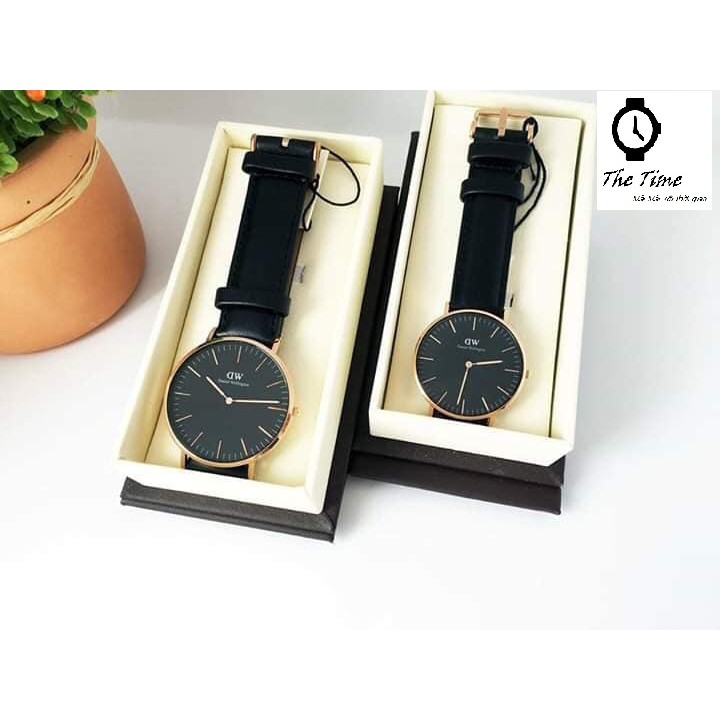 Đồng Hồ Đôi DW Nam Nữ _DW Đôi Daniel Wellington dây da Authentic Fullbox Túi Xách,Hộp,Sách Hướng Dẫn,thẻ,tag check code | BigBuy360 - bigbuy360.vn