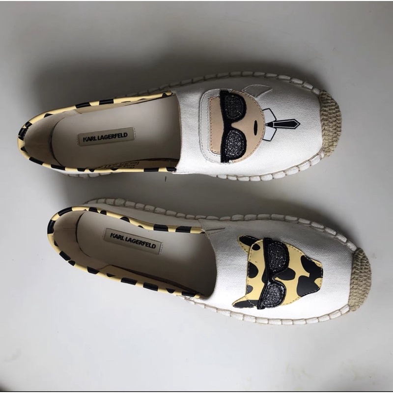 Giày lười đế cối Karl lagerfeld