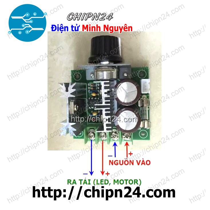 [1 CÁI] Dimmer DC 10A 12V 24V 30V 36V