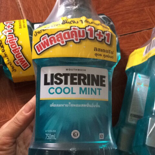 🎪Nước Súc Miệng Làm Trắng Răng Listerine Bright & Clean (750ml)