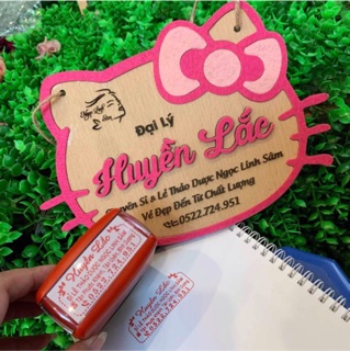 Dấu khắc tên shop Shiny