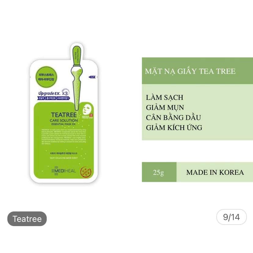 Mặt nạ giấy mediheal, mặt nạ dưỡng da dưỡng ẩm chống lão hóa cấp ẩm | BigBuy360 - bigbuy360.vn