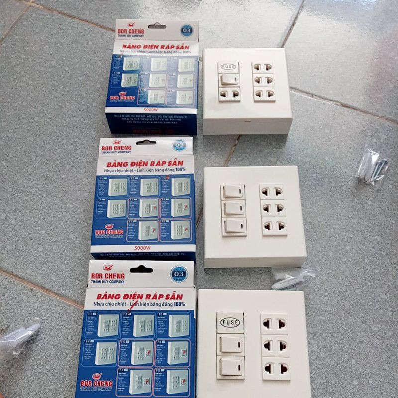 Bảng điện giả âm ráp sẵn