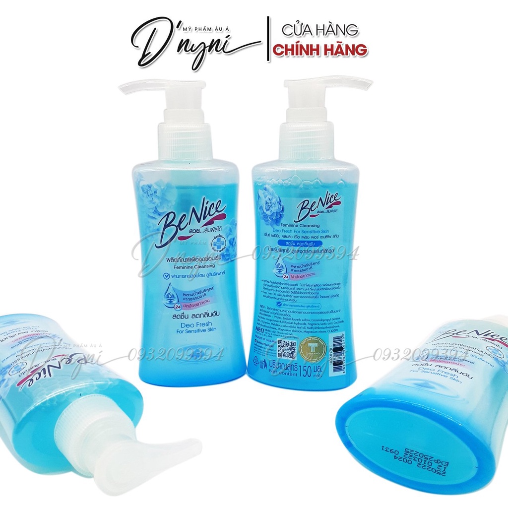 Dung dịch vệ sinh phụ nữ Be Nice Thái Lan 150ml