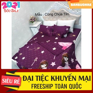 Bộ chăn hè ga gối m6 kèm vỏ gối ôm set 5 món