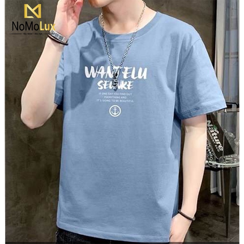 Áo thun nam form rộng 💢 Freeship 💢 Áo thun nam ngắn tay cổ tròn  NoMoLux mã HT013 chất thun cotton co dãn mềm mại | BigBuy360 - bigbuy360.vn